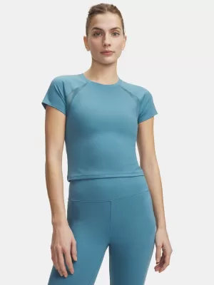 Damen-T-Shirt UNDER ARMOUR MOTION MESH SS 6011045-466 BLAU