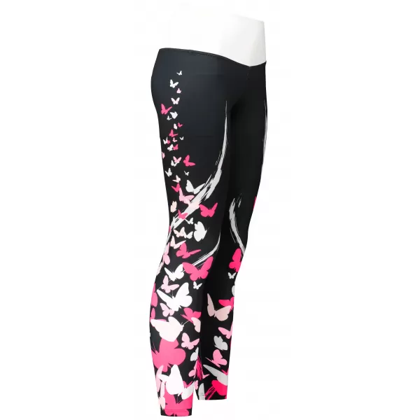  Lange Premium-Leggings für Damen (neue Größen) ALTISPORT VOJ/ALW022LEG05 SCHWARZ ROSA 