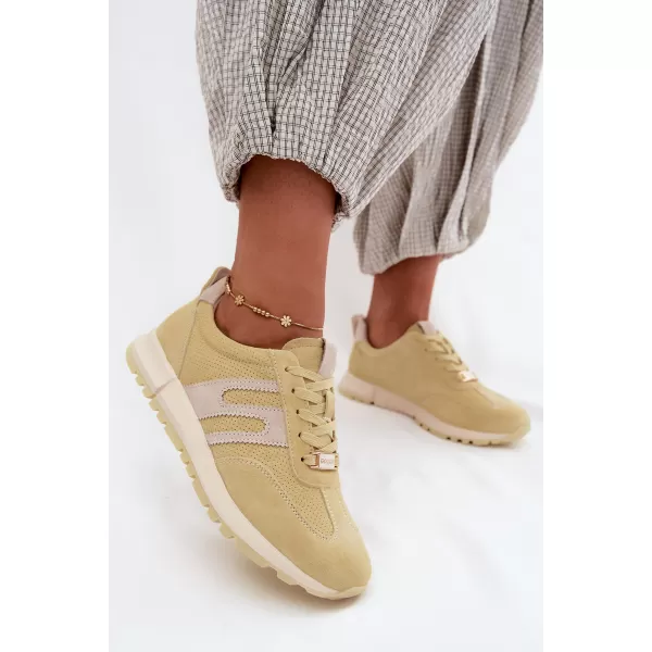  Damenschuhe BOTO GD-XW-1054 GELB/BEIGE 