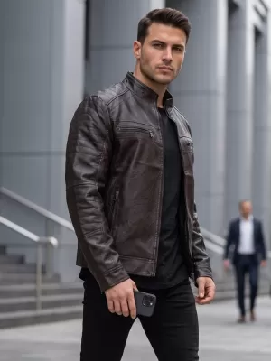 Herrenjacke DSTREET TX5138 BRAUN