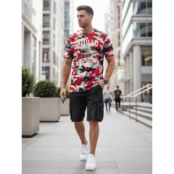  Herren-T-Shirt DSTREET NX2005R-RW-M ROT 