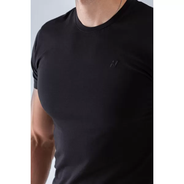  Herren-T-Shirts NEBBIA MIKE MUSCLE FIT 158 SCHWARZ 