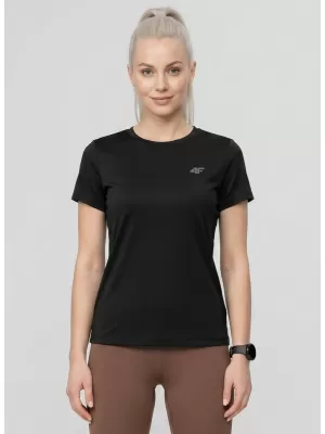 Damen-T-Shirt 4F WMM00TTSHF3308 TIEFSCHWARZ