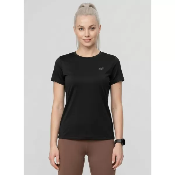  Damen-T-Shirt 4F WMM00TTSHF3308 TIEFSCHWARZ 