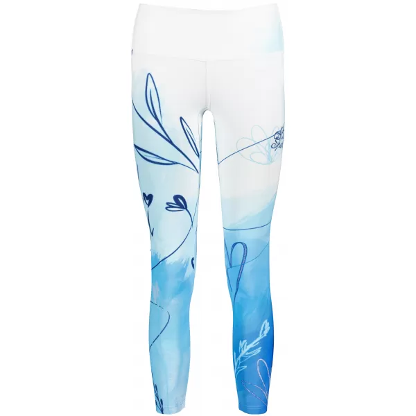  Lange Premium-Leggings für Damen (neue Größen) ALTISPORT VOJ/ALW083LEG05 WEIß BLAU 