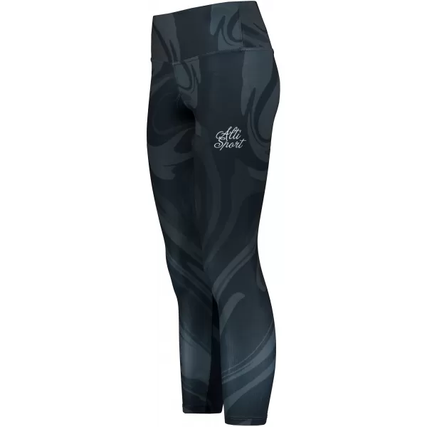  Lange Premium-Leggings für Damen (neue Größen) ALTISPORT VOJ/ALW072LEG05 SCHWARZ 