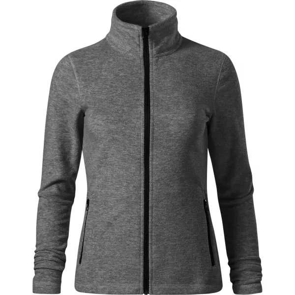  Damen-Sweatshirt aus Microfleece MALFINI FACTOR 853 SCHWARZES HIGHLIGHT 