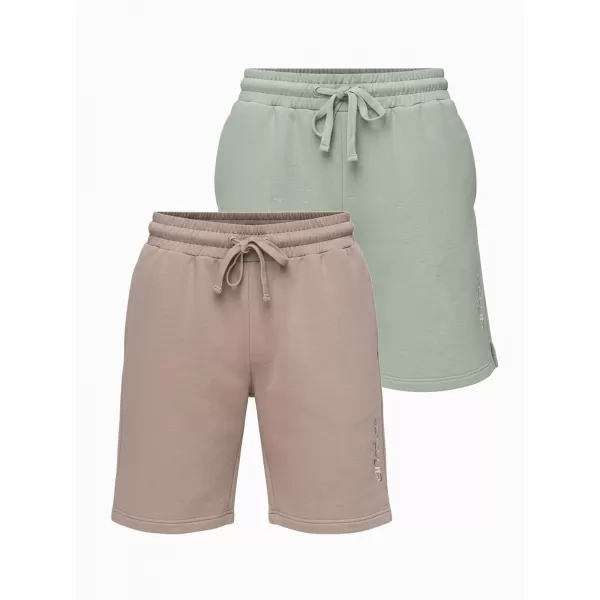  Herren-Shorts OMBRE Z125 BEIGE/HELLGRÜN 