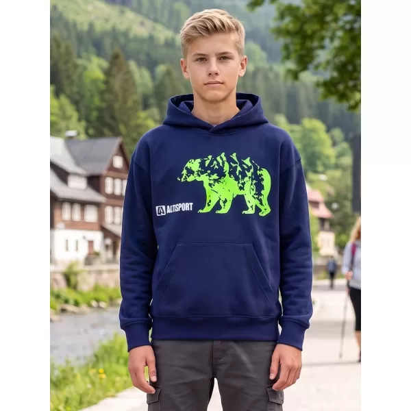  Kinder-Sweatshirt ALTISPORT ALM193422 MITTERNACHTSBLAU 