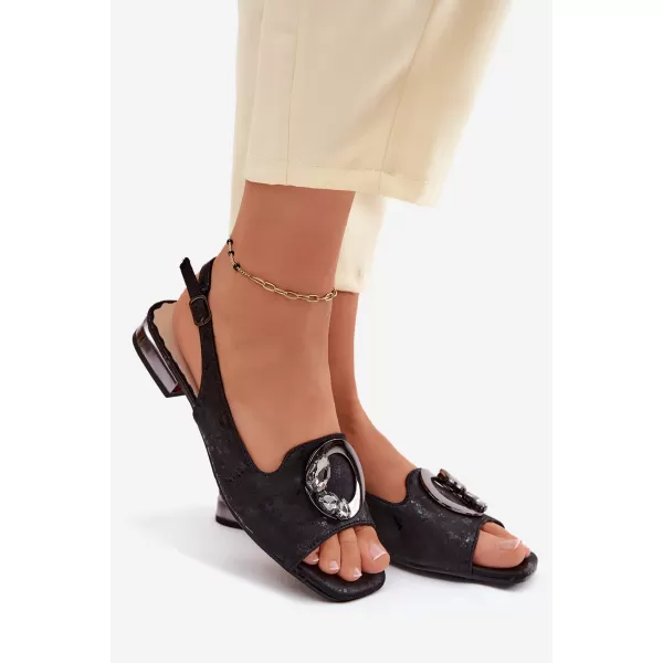  Damensandalen S.BARSKI KV61-6024 SCHWARZ 