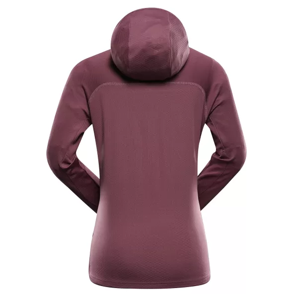  Schnell trocknendes Damen-Sweatshirt ALPINE PRO ROLTA 2 TRAUBENNEKTAR 