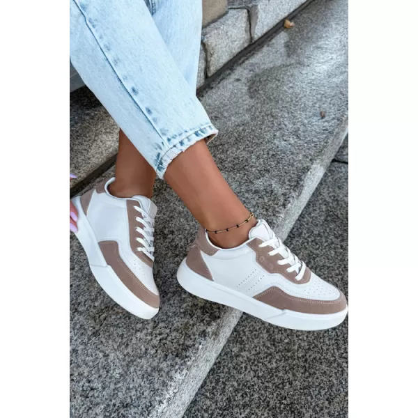 Damen-Sneaker BIG STAR SHOES UU274275 WEIß/BEIGE 