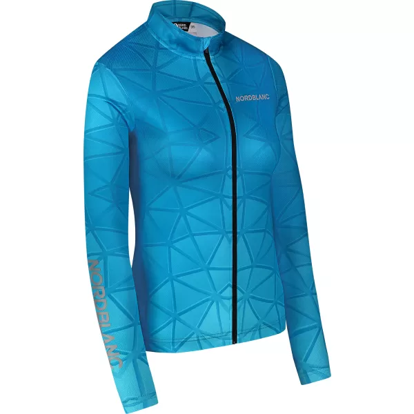 Damen-Radtrikot NORDBLANC VELOFLOW NBSLF8105 TÜRKIS 