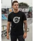 Herren-T-Shirt DSTREET NX077R SCHWARZ