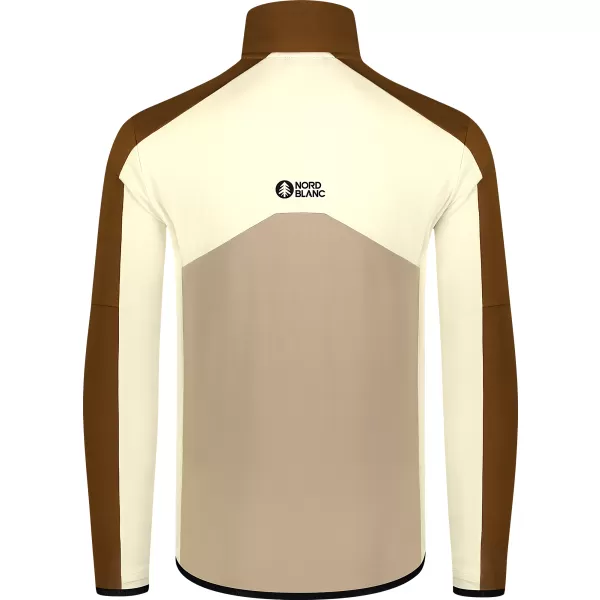 Powerfleece-Sweatshirt für Herren NORDBLANC CUSP NBSFM8334 BRAUN 
