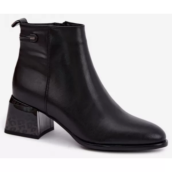  Damen-Stiefeletten BOTO 26BT24-398 SCHWARZ 