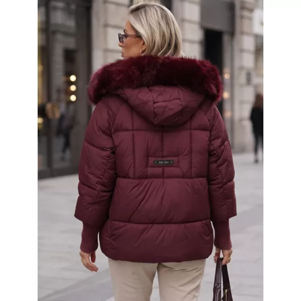  Damenjacke DSTREET TY5742 BURGUND 