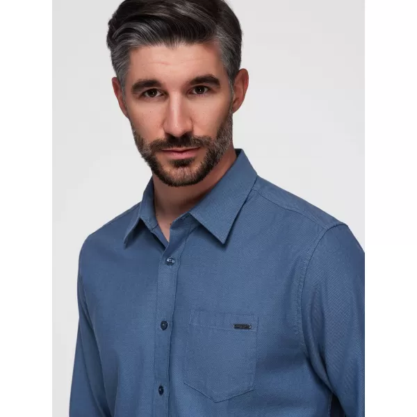  Herrenhemd OMBRE K695 DENIM 