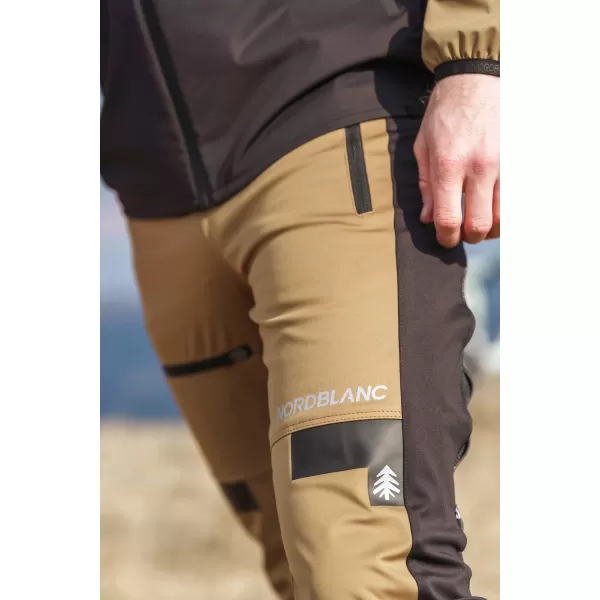  Wasserdichte Multisporthose für Herren NORDBLANC RIDGEWALK NBSPM8325 BRAUN 