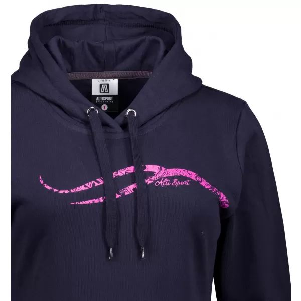  Erweitertes Damen-Sweatshirt ALTISPORT ALW001419 MARINEBLAU 