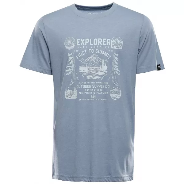  Funktions-T-Shirt für Herren ALPINE PRO GREM 3 ASHLEY BLUE PC-VARIANTE 