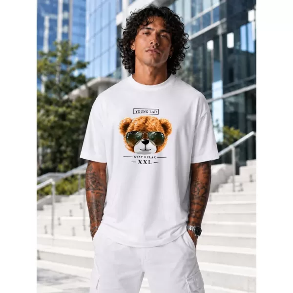  Herren-T-Shirt DSTREET NX1023R-WH-O WEIß 