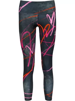 Lange Premium-Leggings für Damen (neue Größen) ALTISPORT VOJ/ALW082LEG05 SCHWARZ