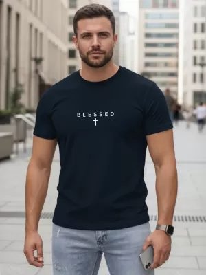 Herren-T-Shirt DSTREET NX5124R-NY DUNKELBLAU