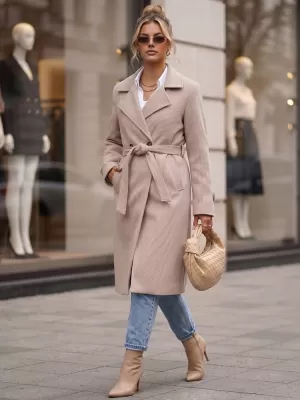 Damenmantel DSTREET NY0805 BEIGE