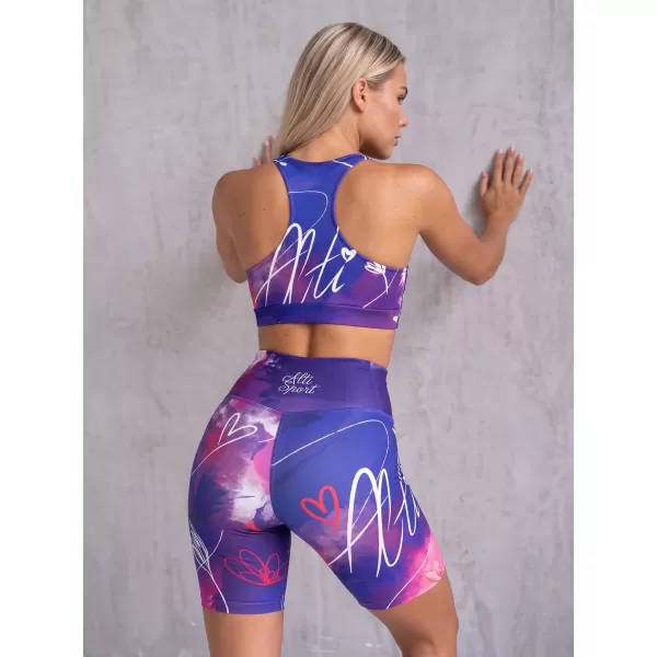  Premium-Overknee-Leggings für Damen (neue Größen) ALTISPORT VOJ/ALW083LEG06 LILA 