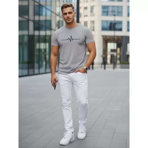  Herren-T-Shirt DSTREET NX5098R-SL HELLGRAU 