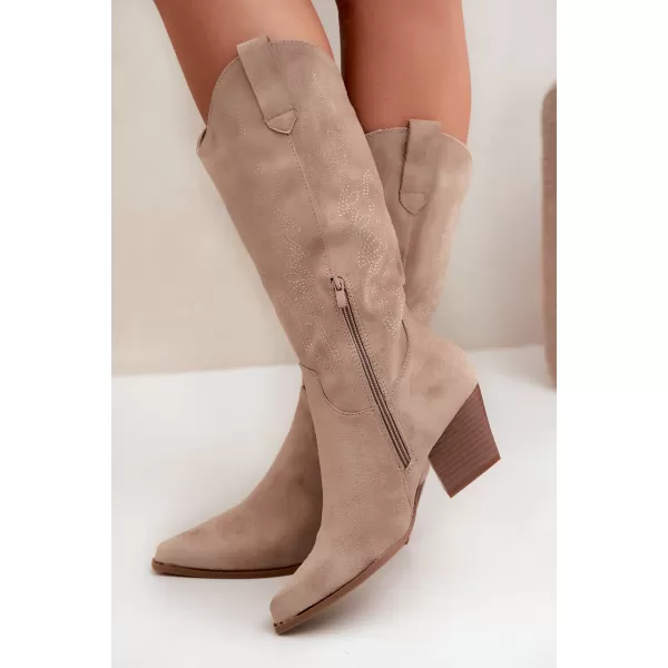  Damenstiefel BOTO 7627A BEIGE 