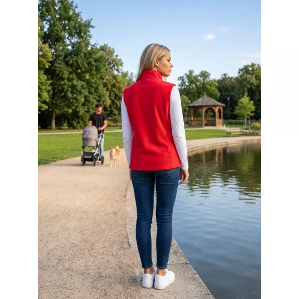  Fleeceweste für Damen ALTISPORT ALW002525 ROT 