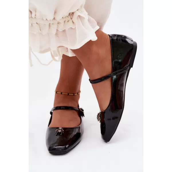  Ballerinas für Damen BOTO 6672-1 SCHWARZ 