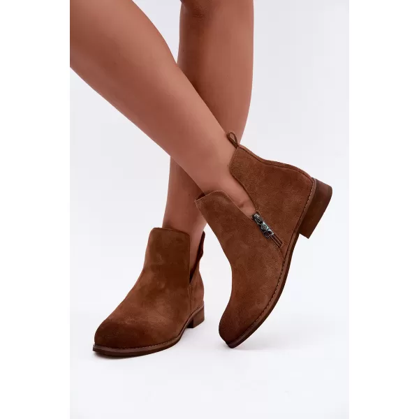  Damen-Stiefeletten VINCEZA 133142 BRAUN 