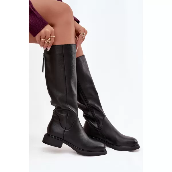  Damenstiefel S.BARSKI JC62-1036 SCHWARZ 