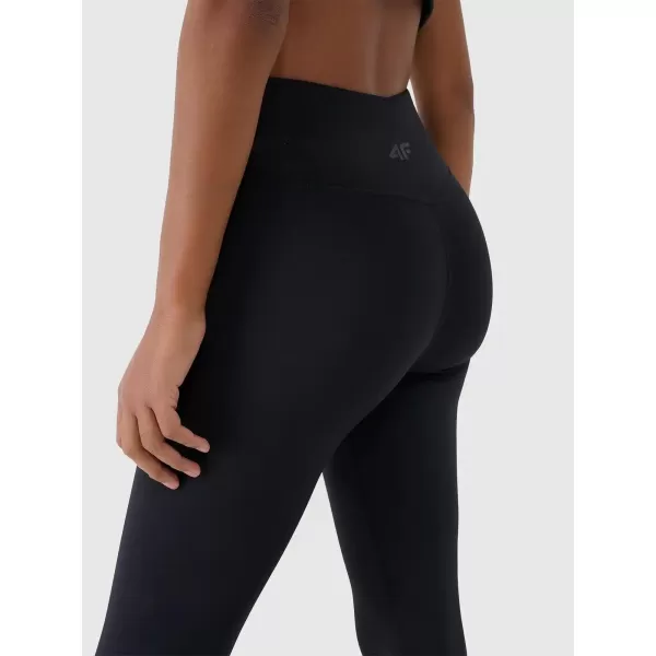  Leggings für Damen 4F WAW25TTIGF242 TIEFSCHWARZ 