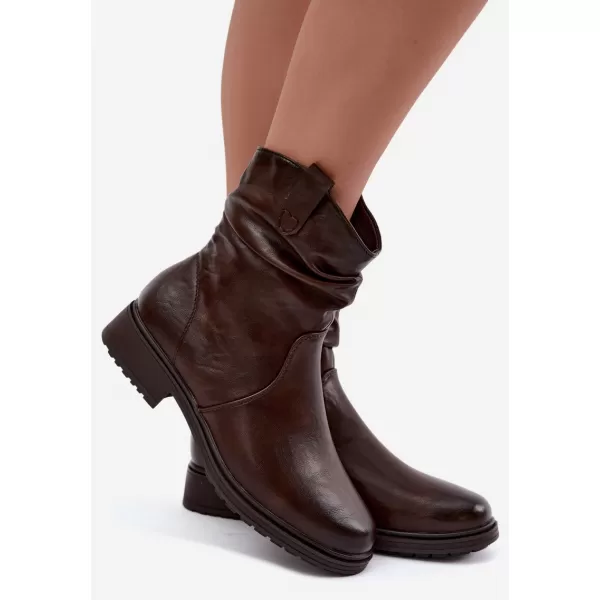  Damen-Stiefeletten BOTO ASA295-1 BRAUN 