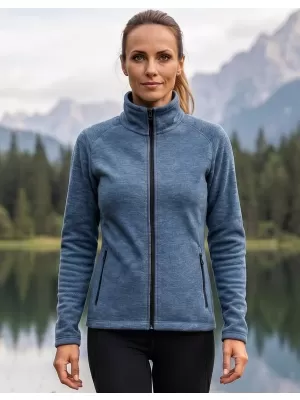 Damen-Sweatshirt aus Microfleece MALFINI FACTOR 853 DUNKLE DENIM-HIGHLIGHTS