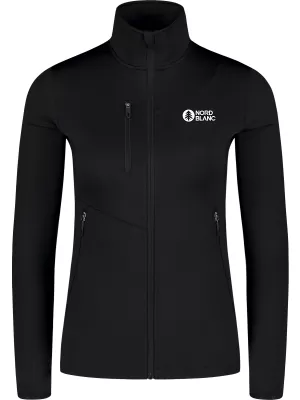 Powerfleece-Sweatshirt für Damen NORDBLANC CRISP NBSFL8338 SCHWARZ