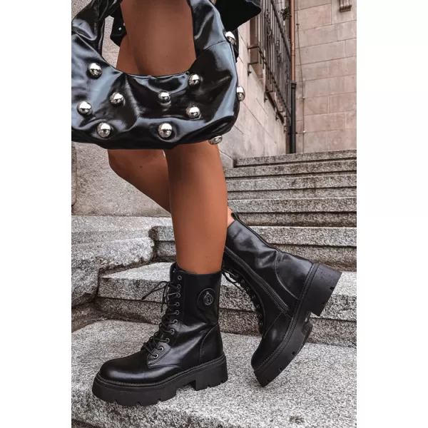  Damenschuhe BOTO DA201P SCHWARZ GLÄNZEND 