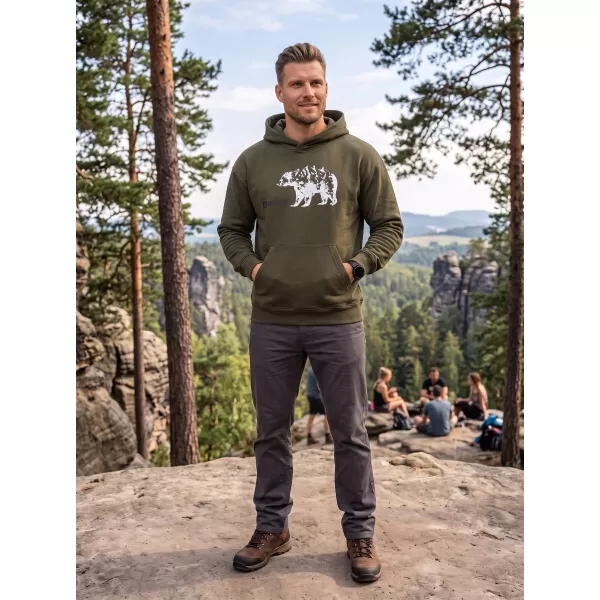  Herren-Sweatshirt ALTISPORT ALM193422 MILITÄR 