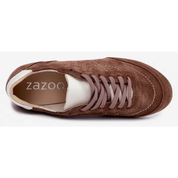  Damen-Sneaker ZAZOO N1414/772/1098 BRAUN/BEIGE 