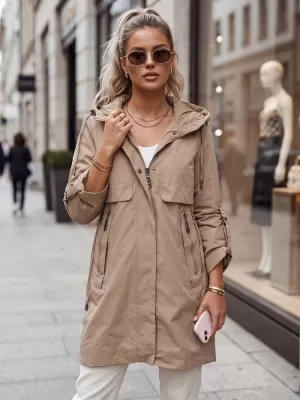 Damenjacke DSTREET TY5808 BEIGE