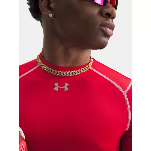  Herren-T-Shirt UNDER ARMOUR UA HG ELITE COMP SS 6015382-600 ROT 