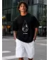 Herren-T-Shirt DSTREET NX1001R-BK-O SCHWARZ