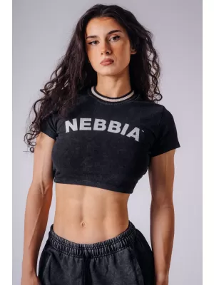 Tops für Damen NEBBIA OLYMPIA OPEN-BACK 938 SCHWARZ