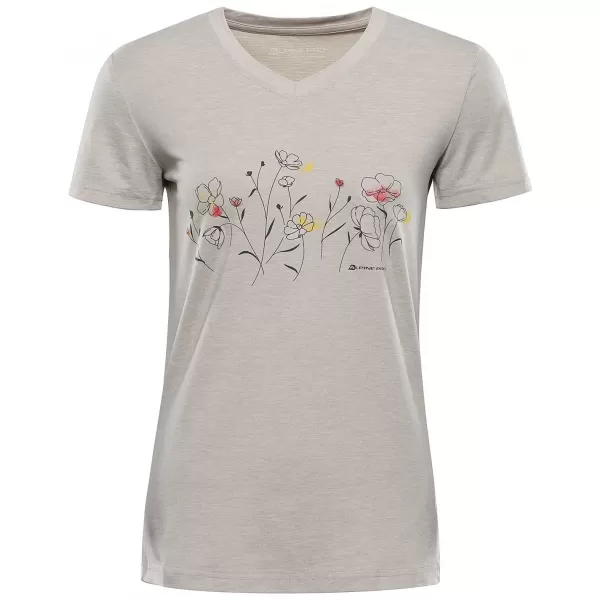 Outdoor-Shirt für Damen ALPINE PRO GREMA 3 MOONBEAM PC-VARIANTE 
