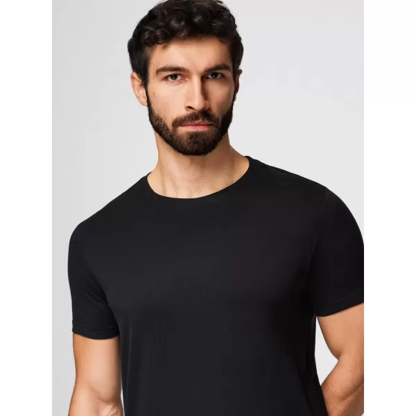  Herren-T-Shirt OMBRE OM-TSBS-0268 SCHWARZ 