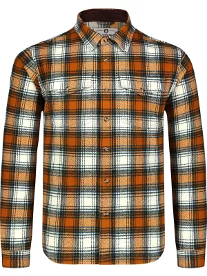 Herren-Flanellhemd NORDBLANC MOOR NBSSM8368 BRAUN